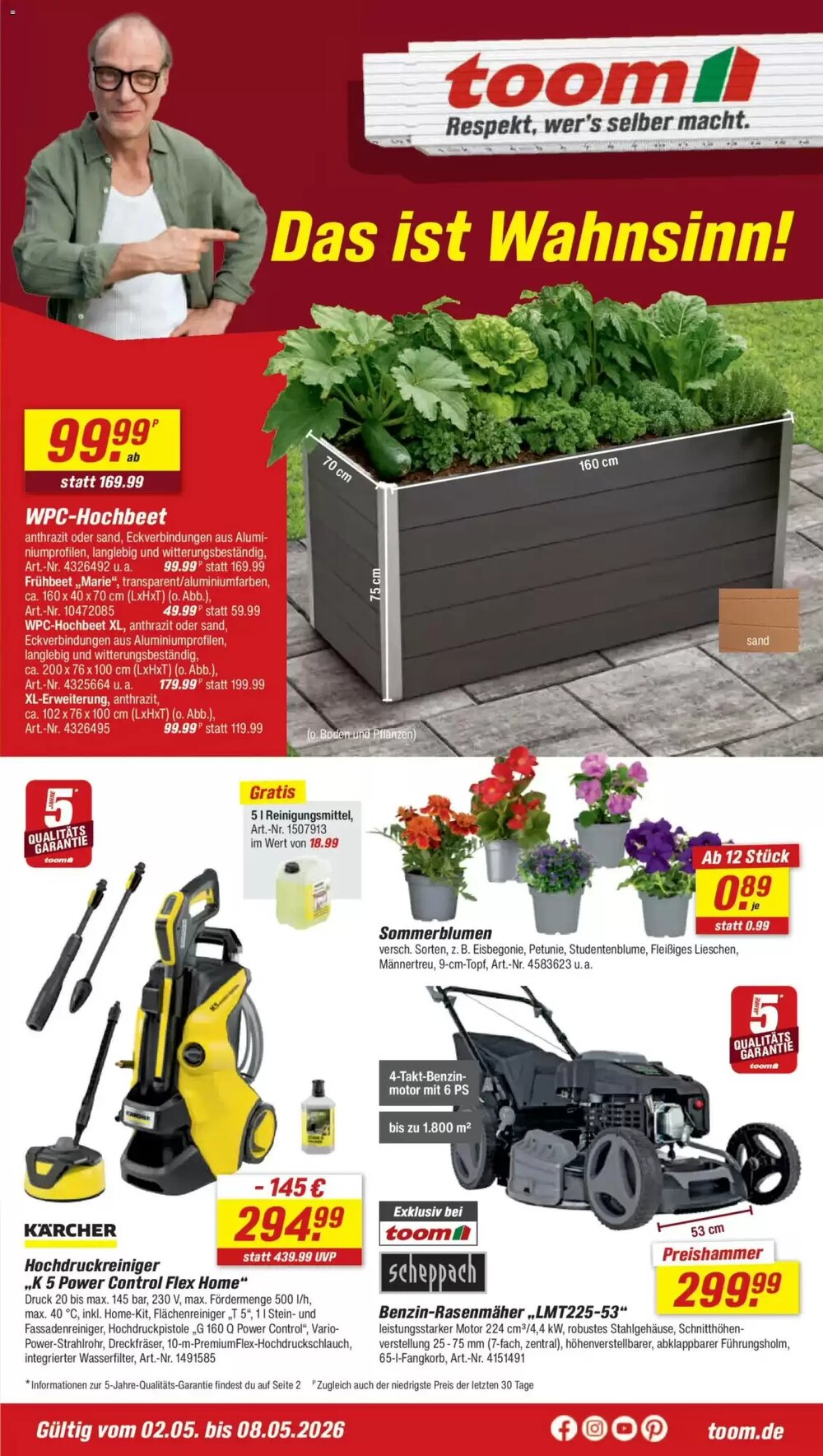 toom Baumarkt Prospekt (ab 02.05.2026) zum Blättern - Seite 1