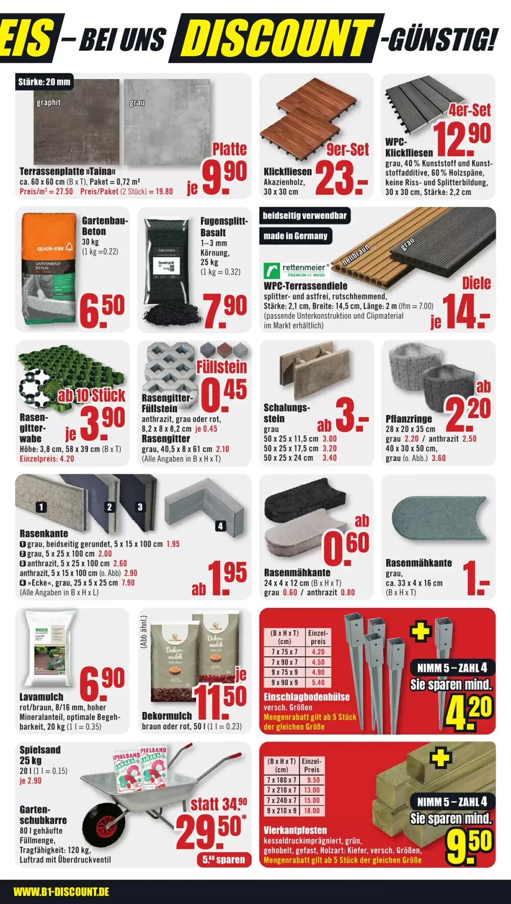 B1 Discount Baumarkt Prospekt (ab 02.05.2026) zum Blättern - Seite 7