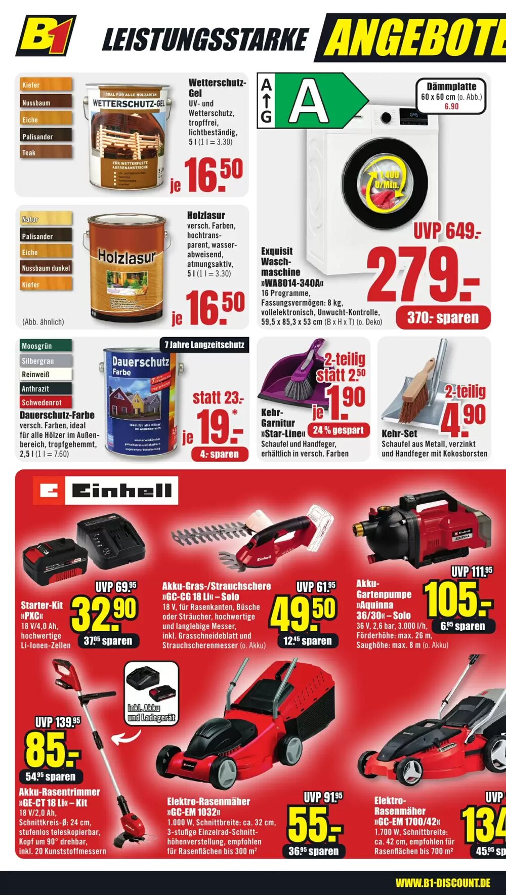B1 Discount Baumarkt Prospekt (ab 02.05.2026) zum Blättern - Seite 8