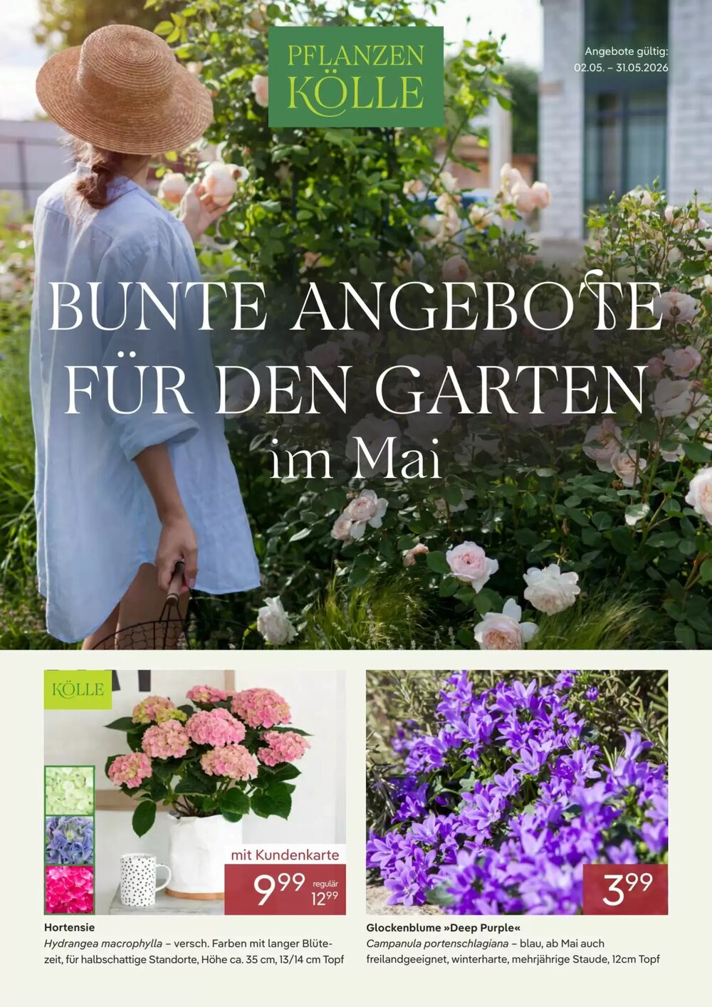 Pflanzen Kölle Prospekt (ab 02.05.2026) zum Blättern - Seite 1