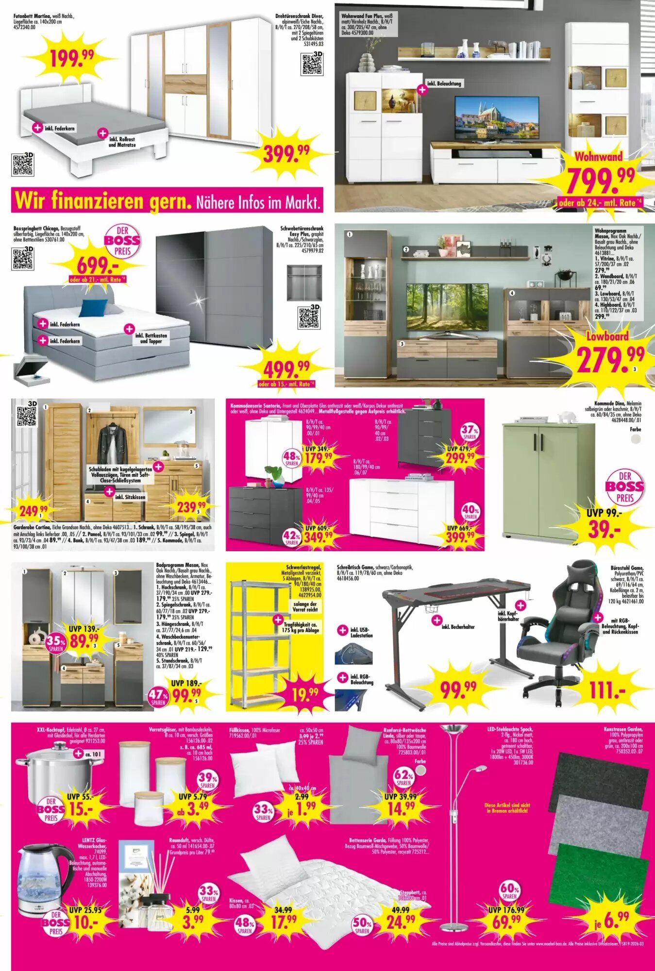 Möbel Boss Prospekt (ab 02.05.2026) zum Blättern - Seite 3