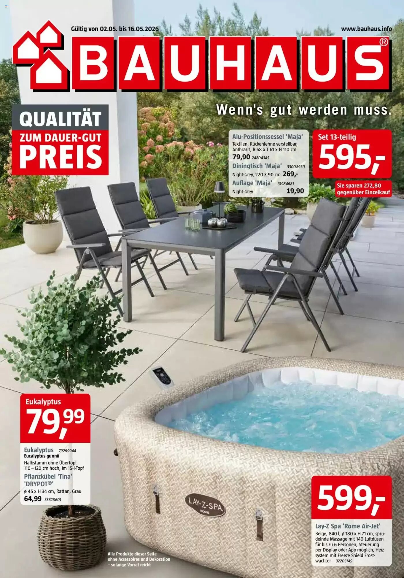 Bauhaus Prospekt (ab 02.05.2026) zum Blättern - Seite 1