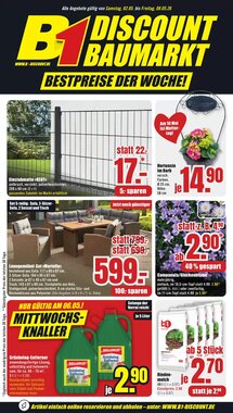 B1 Discount Baumarkt Prospekt (ab 02.05.2026) zum Blättern