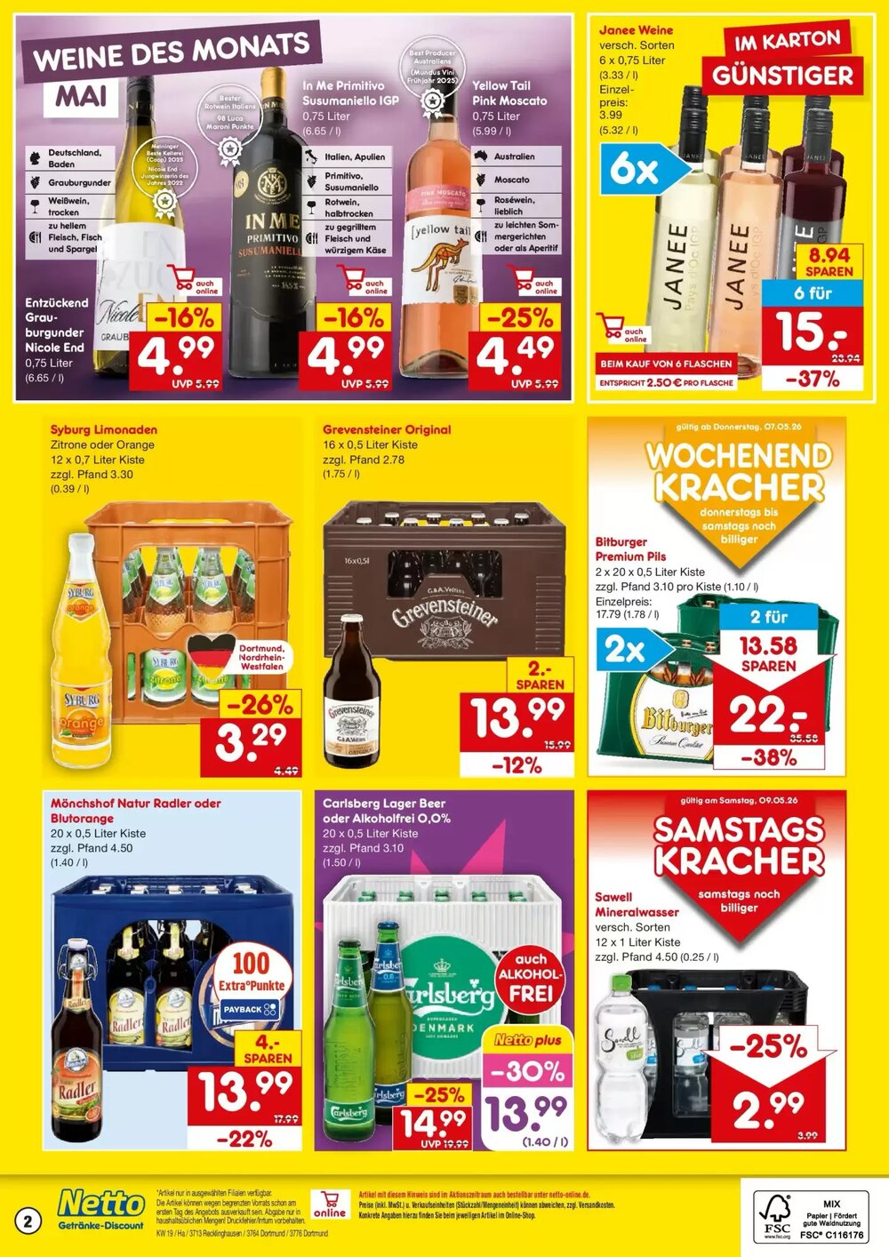 Netto Getränke Discount Prospekt (ab 03.05.2026) zum Blättern - Seite 2