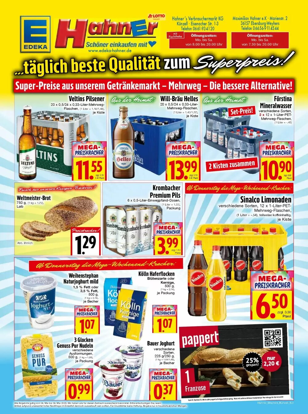 EDEKA Hahner Prospekt (ab 03.05.2026) zum Blättern - Seite 2