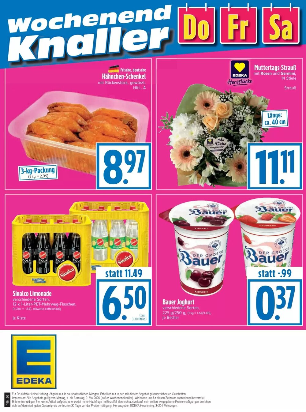 EDEKA Hahner Prospekt (ab 03.05.2026) zum Blättern - Seite 22
