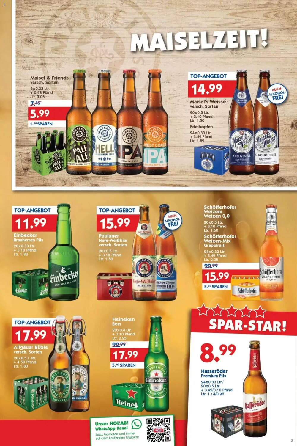 Hol'ab Getränkemarkt Prospekt (ab 04.05.2026) zum Blättern - Seite 3