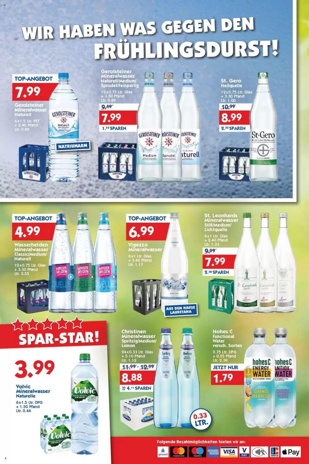 Hol'ab Getränkemarkt Prospekt (ab 04.05.2026) zum Blättern - Seite 4