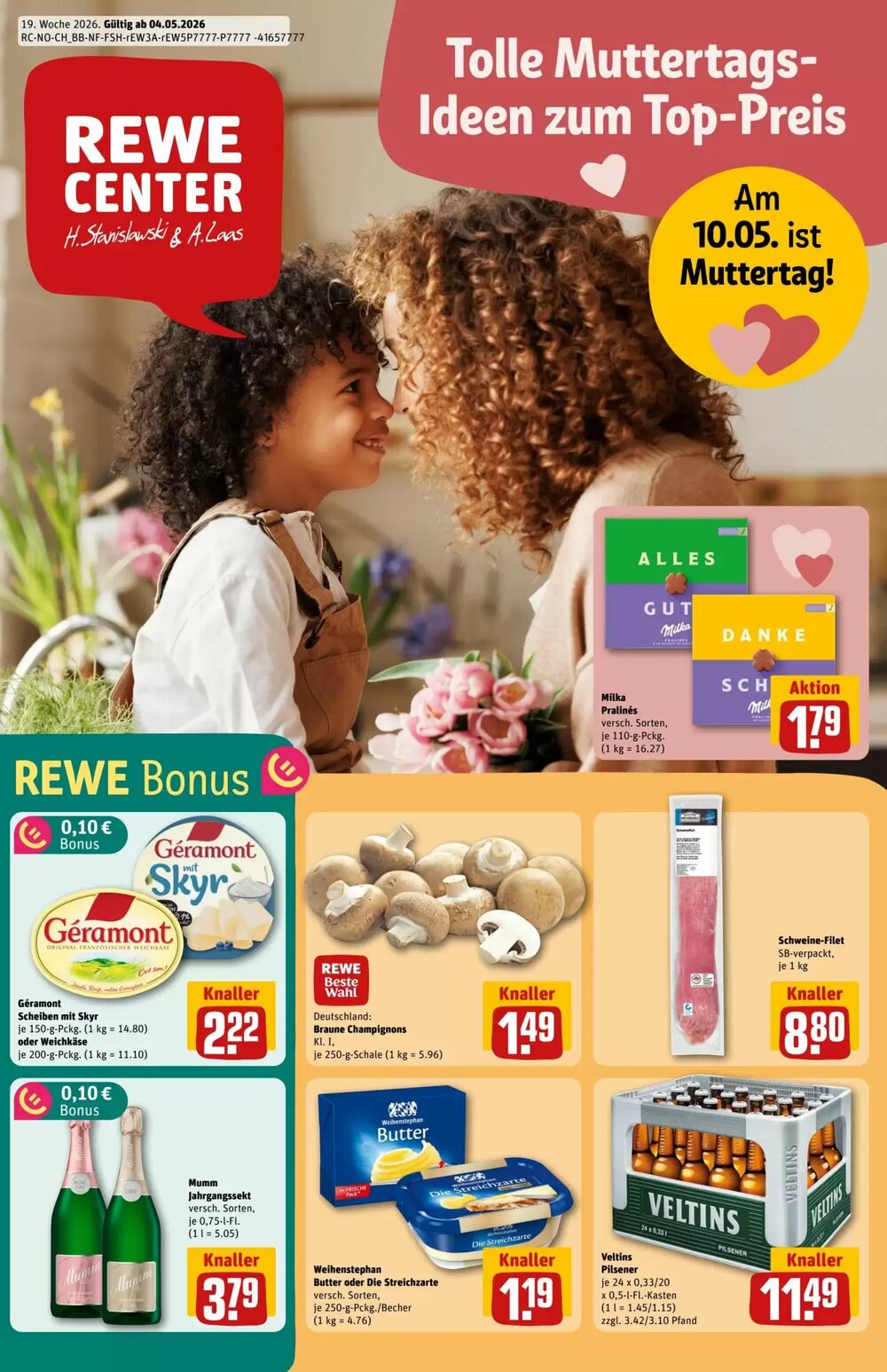 REWE Center Prospekt (ab 04.05.2026) zum Blättern - Seite 1