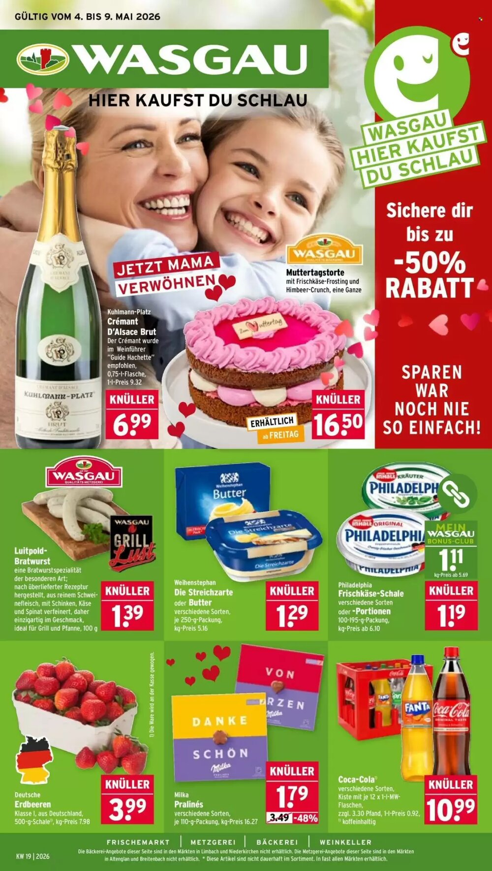 Wasgau Prospekt (ab 04.05.2026) zum Blättern - Seite 1