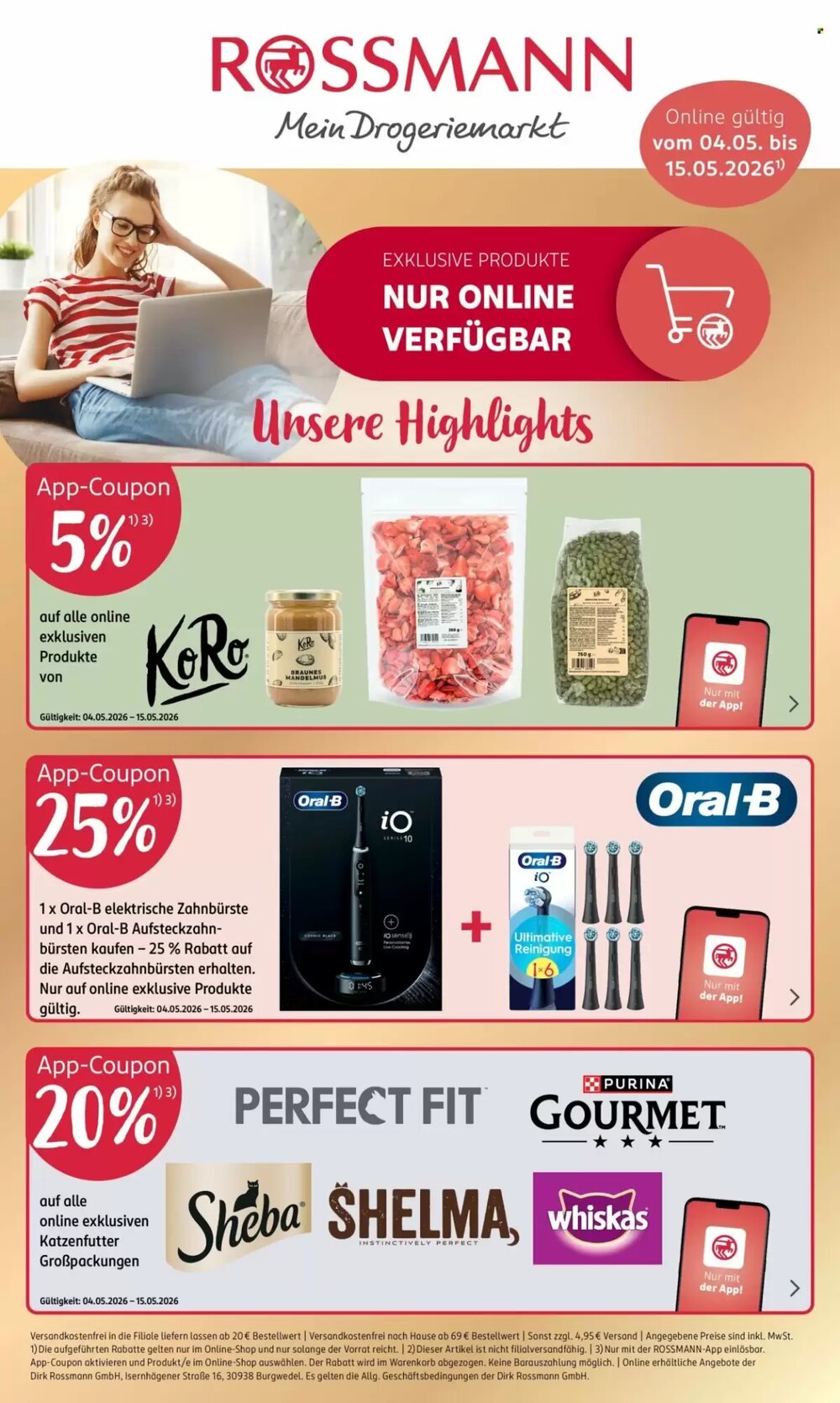 Rossmann Prospekt (ab 04.05.2026) zum Blättern - Seite 1