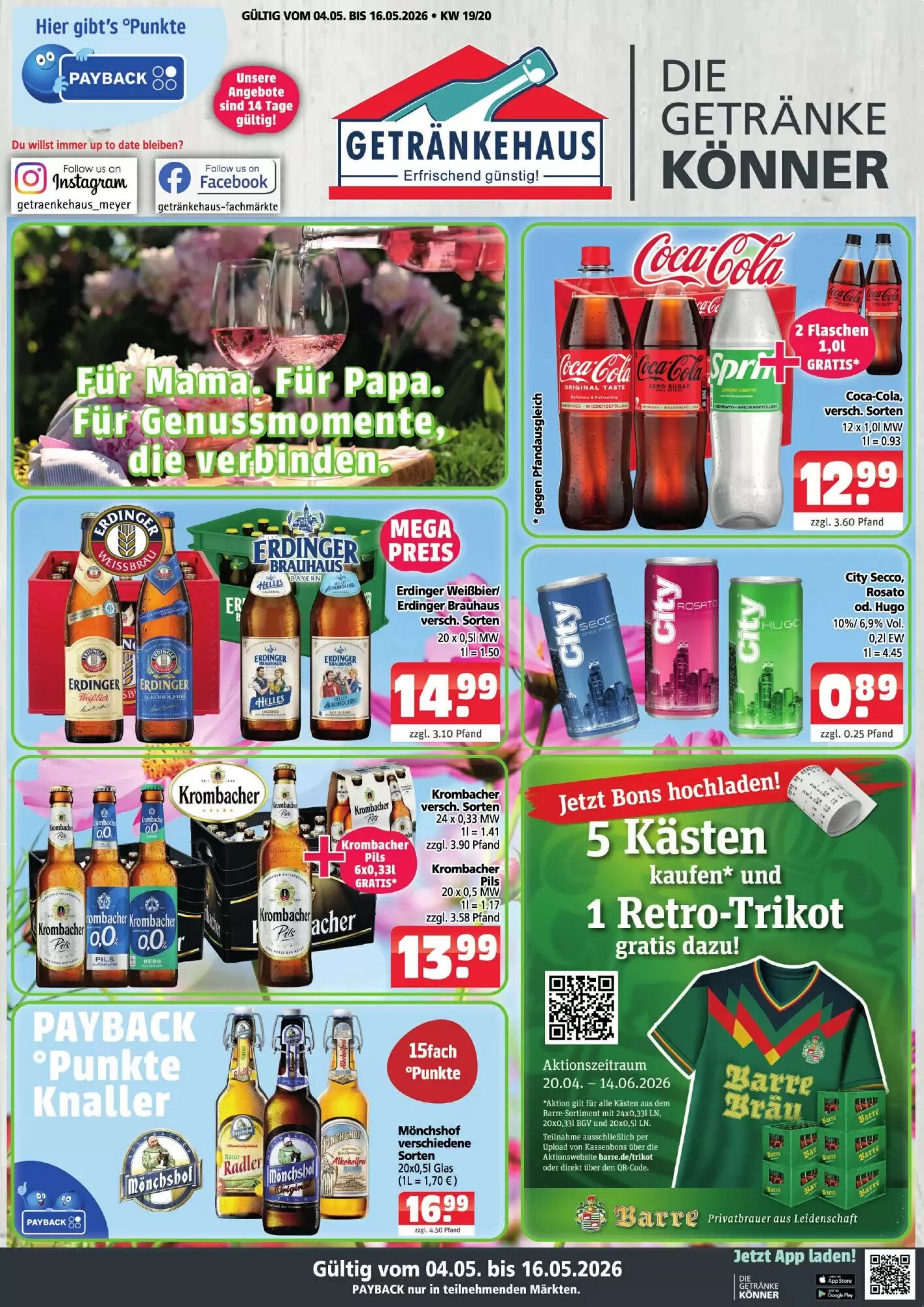 Getränkehaus Prospekt (ab 04.05.2026) zum Blättern - Seite 1
