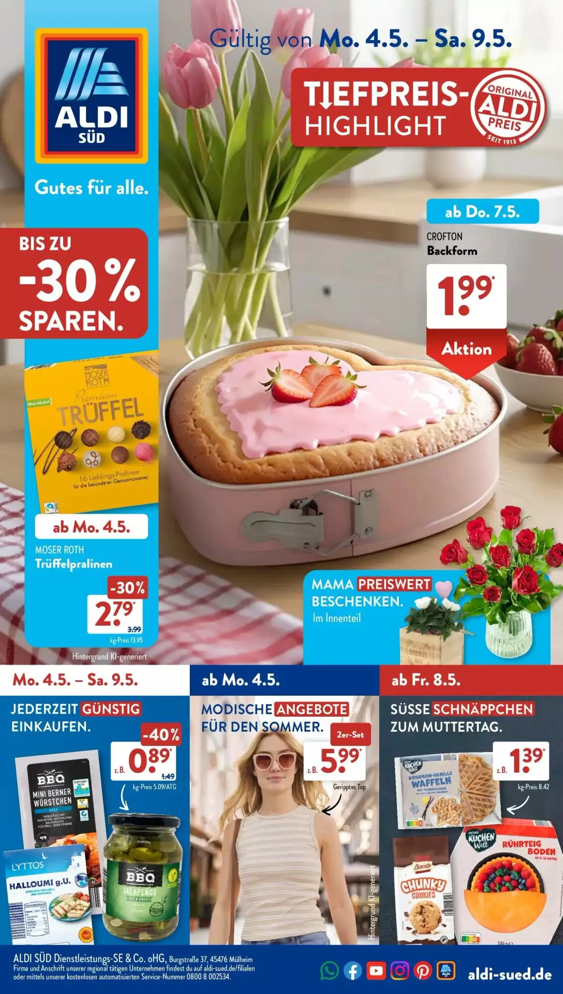 Aldi Süd Prospekt (ab 04.05.2026) zum Blättern - Seite 1