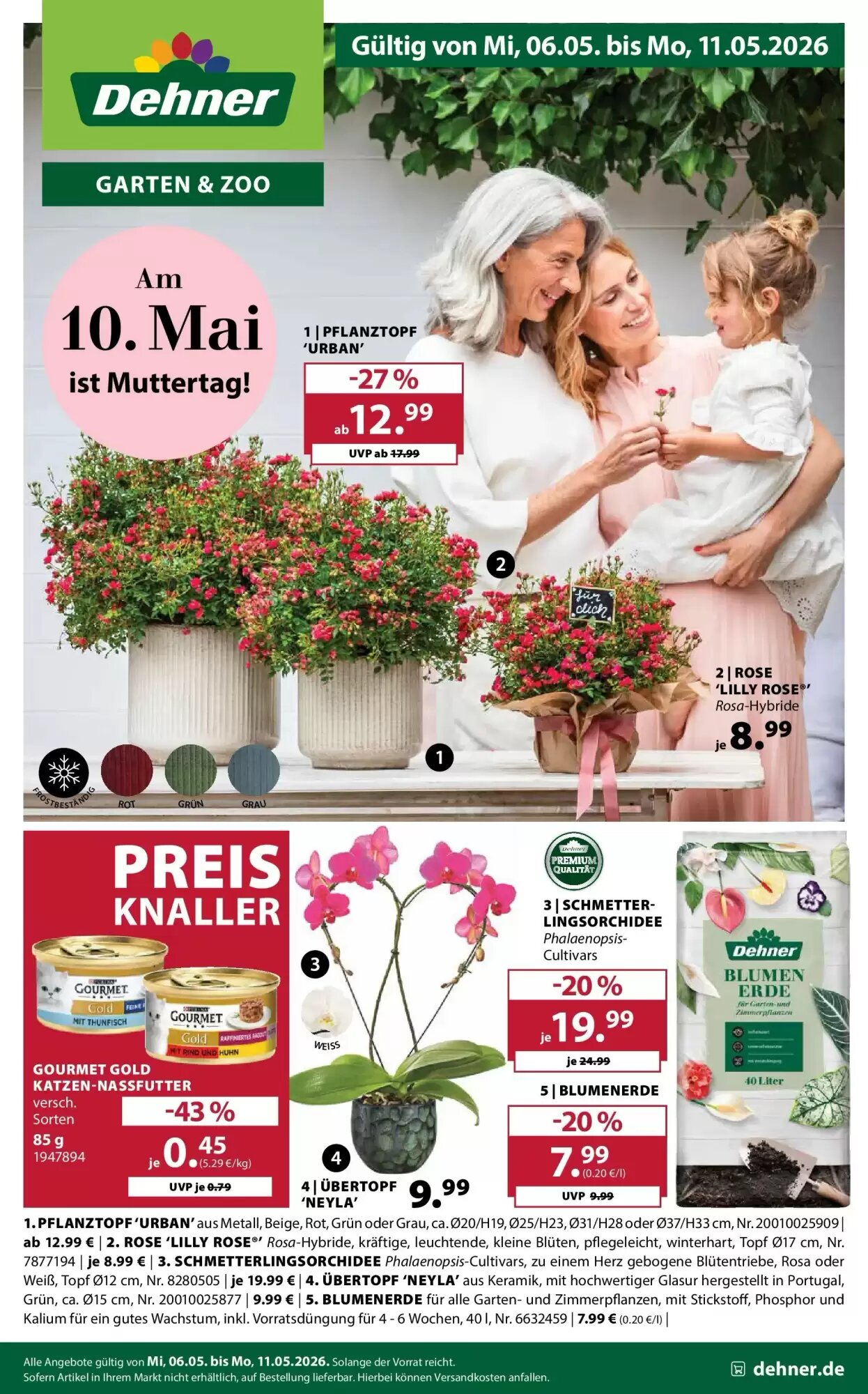 Dehner Prospekt (ab 05.05.2026) zum Blättern - Seite 1