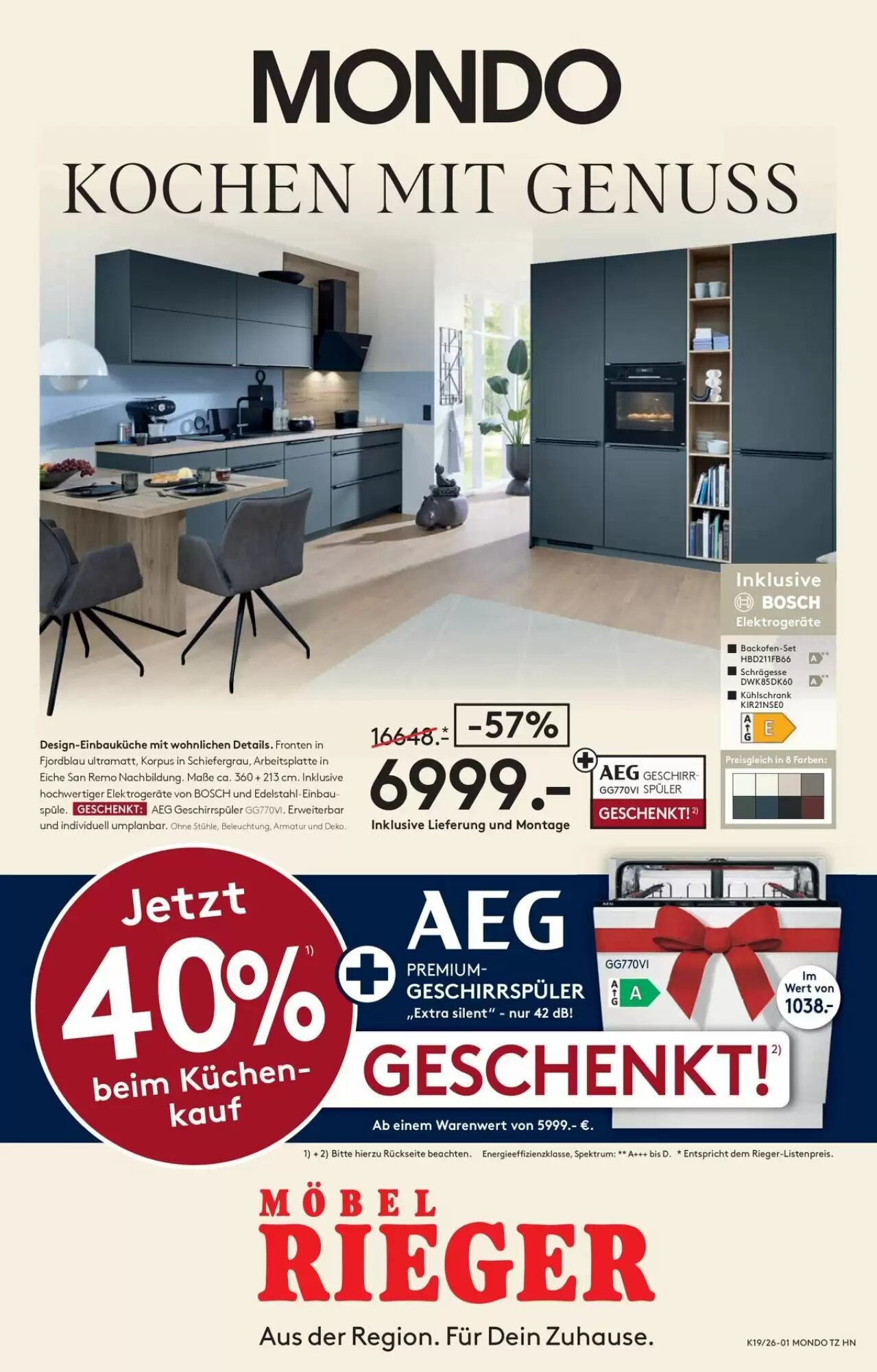 Möbel Rieger Prospekt (ab 05.05.2026) zum Blättern - Seite 1