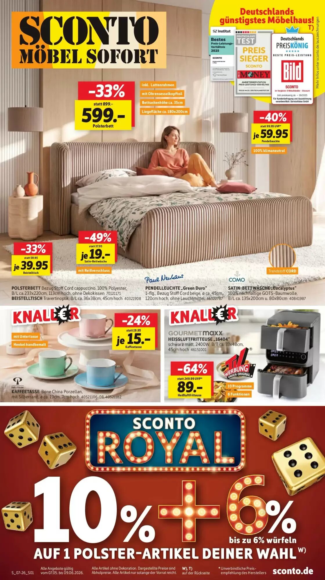 SCONTO Prospekt (ab 06.05.2026) zum Blättern - Seite 1