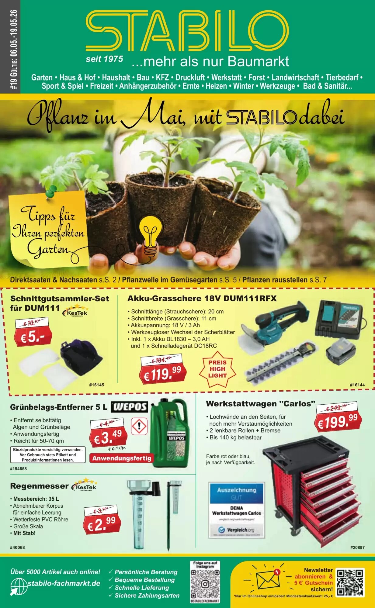 Stabilo Fachmarkt Prospekt (ab 06.05.2026) zum Blättern - Seite 1