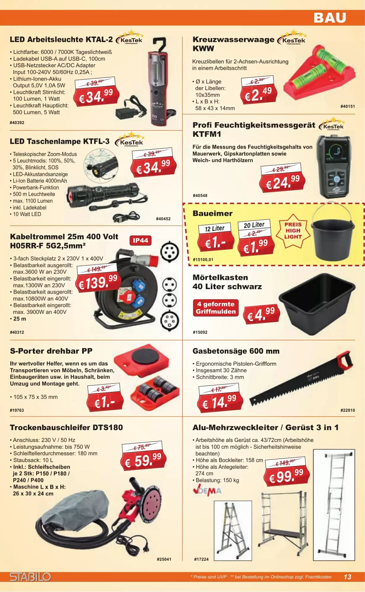 Stabilo Fachmarkt Prospekt (ab 06.05.2026) zum Blättern - Seite 13