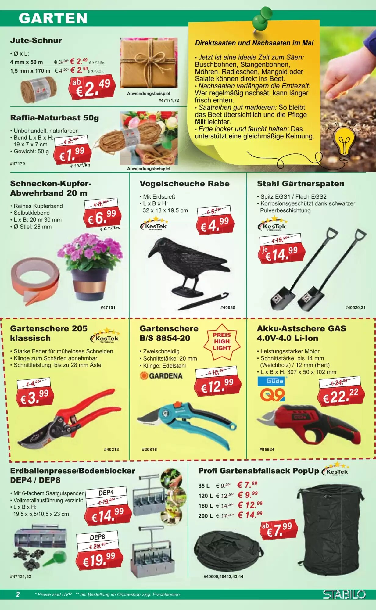 Stabilo Fachmarkt Prospekt (ab 06.05.2026) zum Blättern - Seite 2