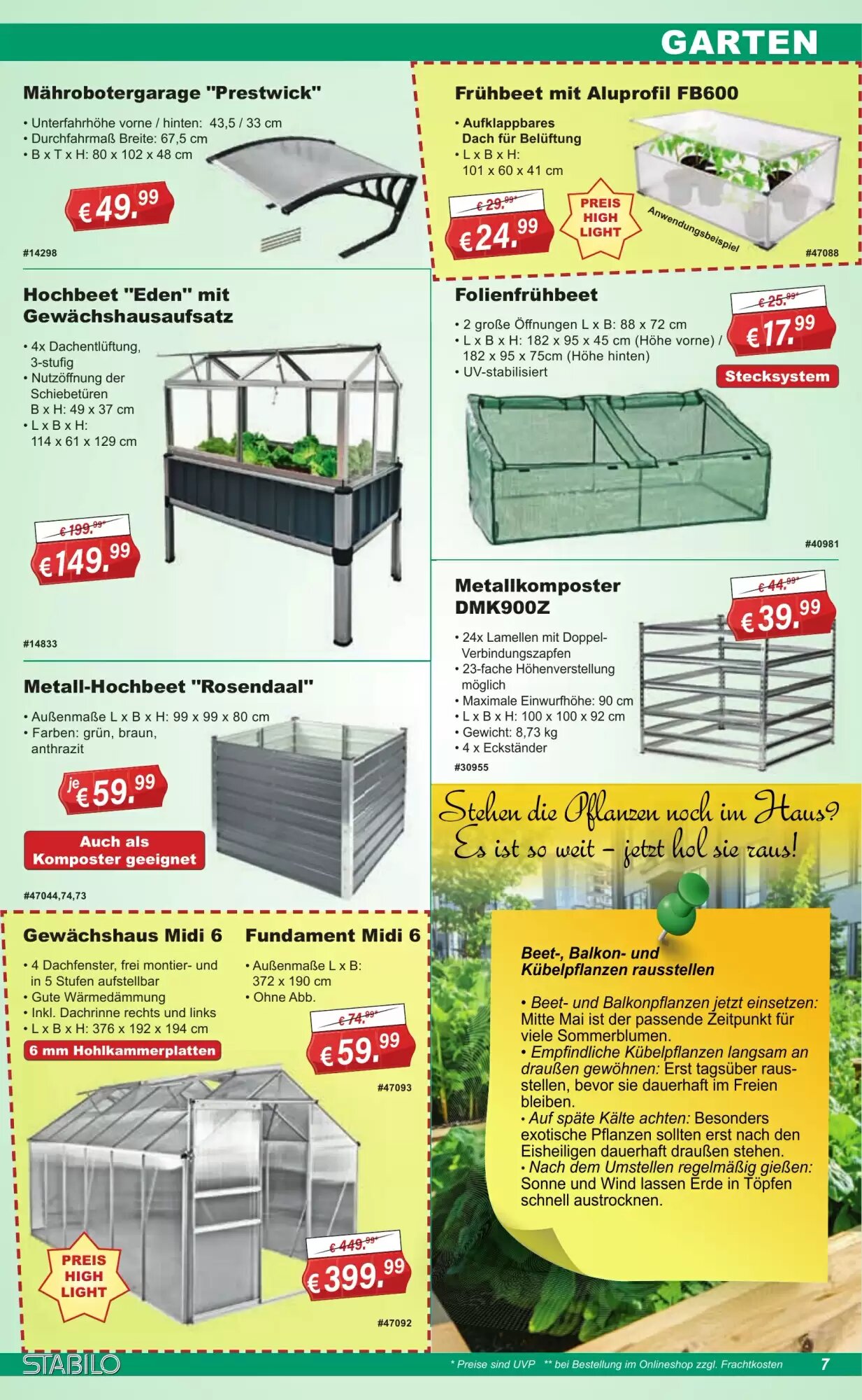 Stabilo Fachmarkt Prospekt (ab 06.05.2026) zum Blättern - Seite 7