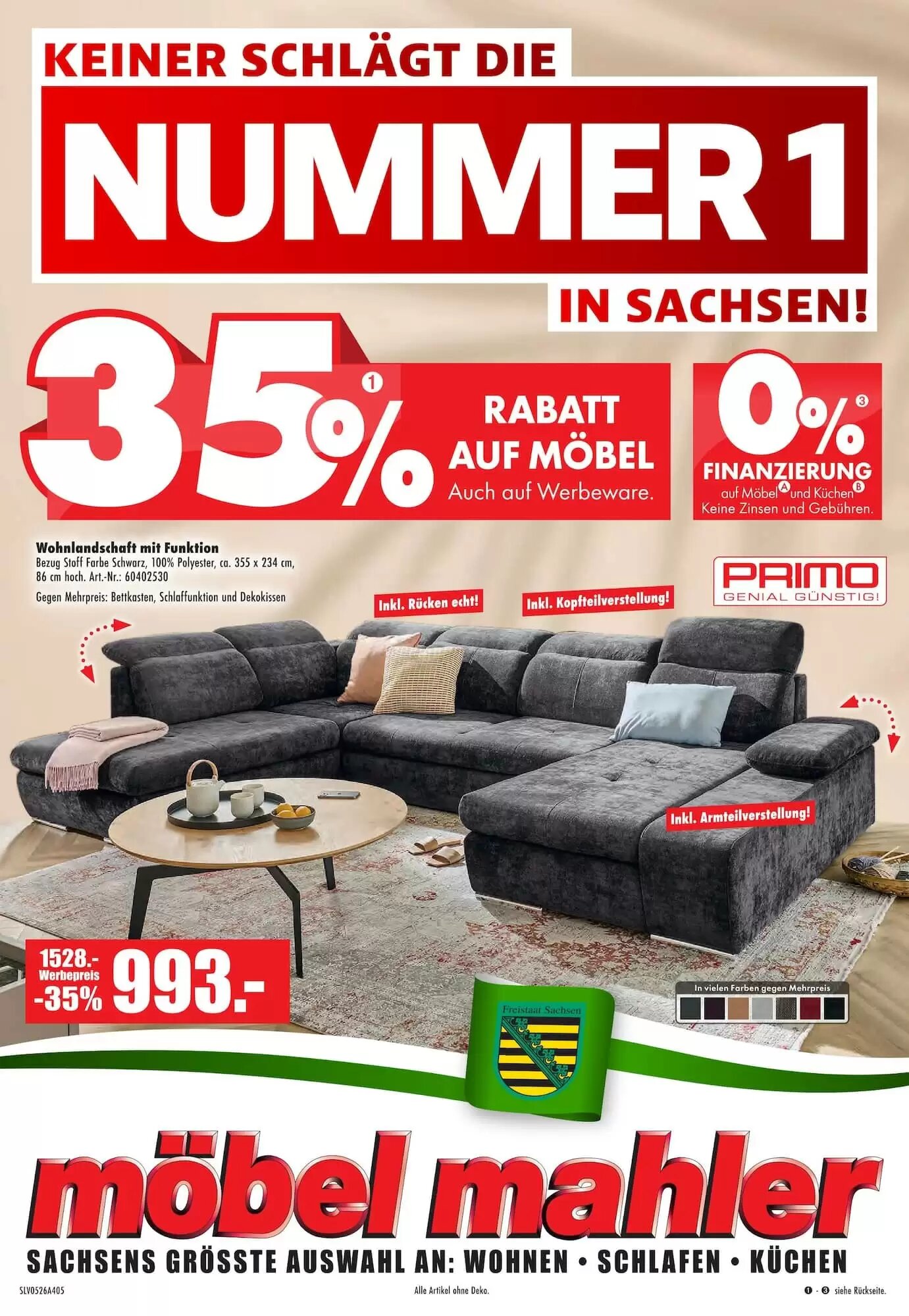 Möbel Mahler Prospekt (ab 06.05.2026) zum Blättern - Seite 1
