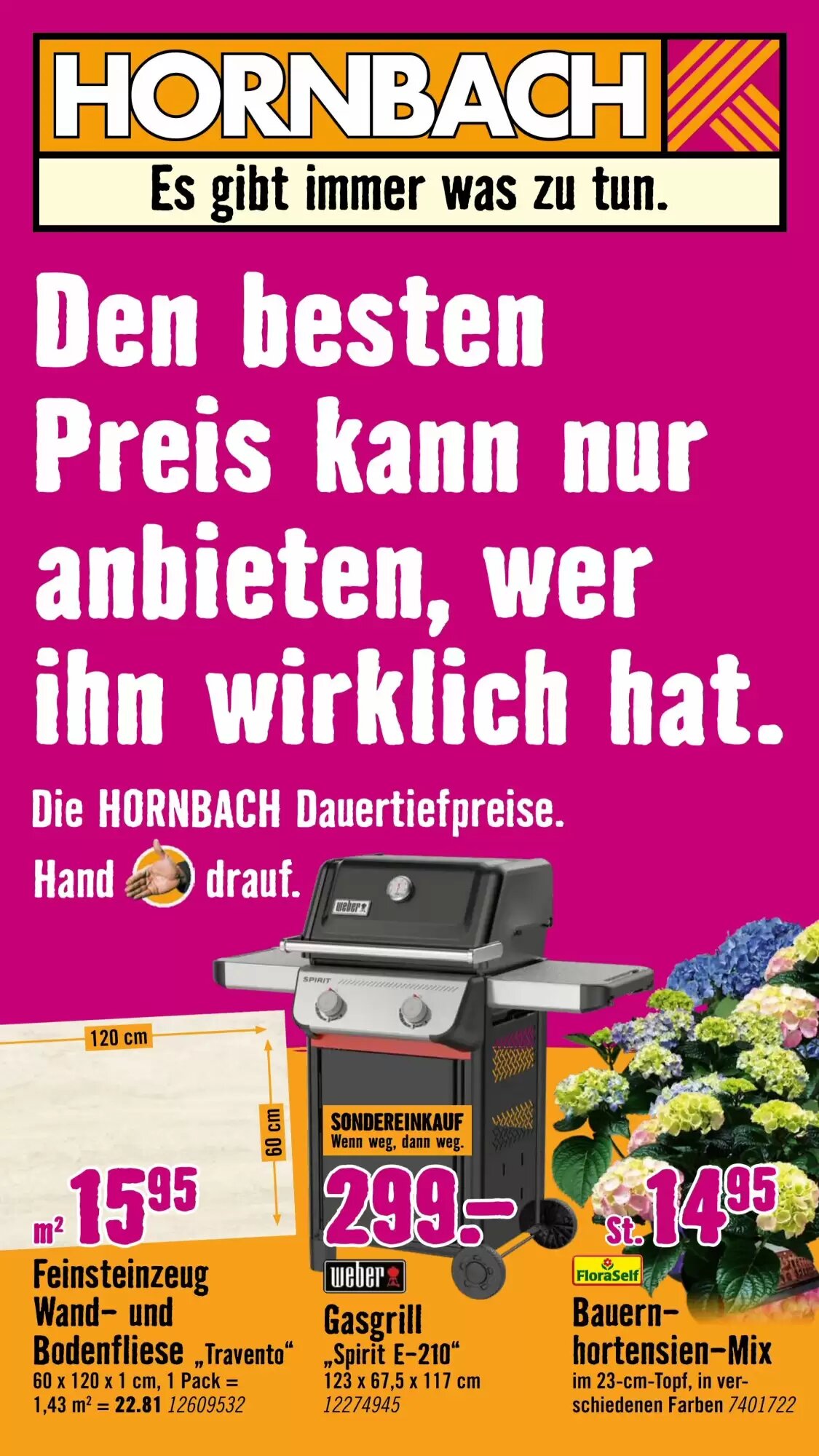 Hornbach Prospekt (ab 06.05.2026) zum Blättern - Seite 1