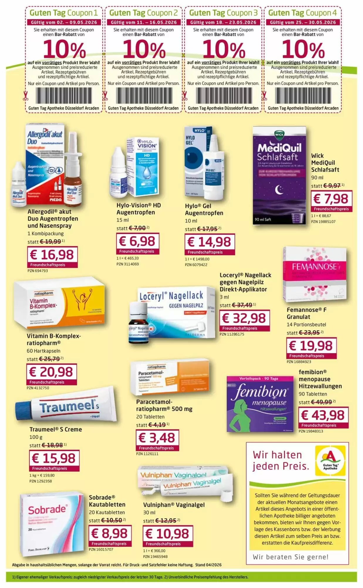 Guten Tag Apotheke Prospekt (ab 06.05.2026) zum Blättern - Seite 4
