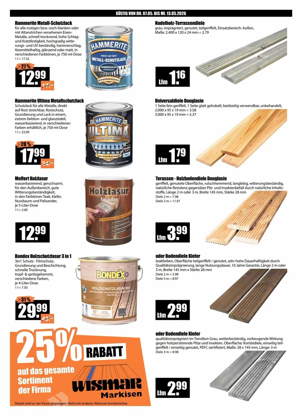 V Baumarkt Prospekt (ab 07.05.2026) zum Blättern - Seite 8