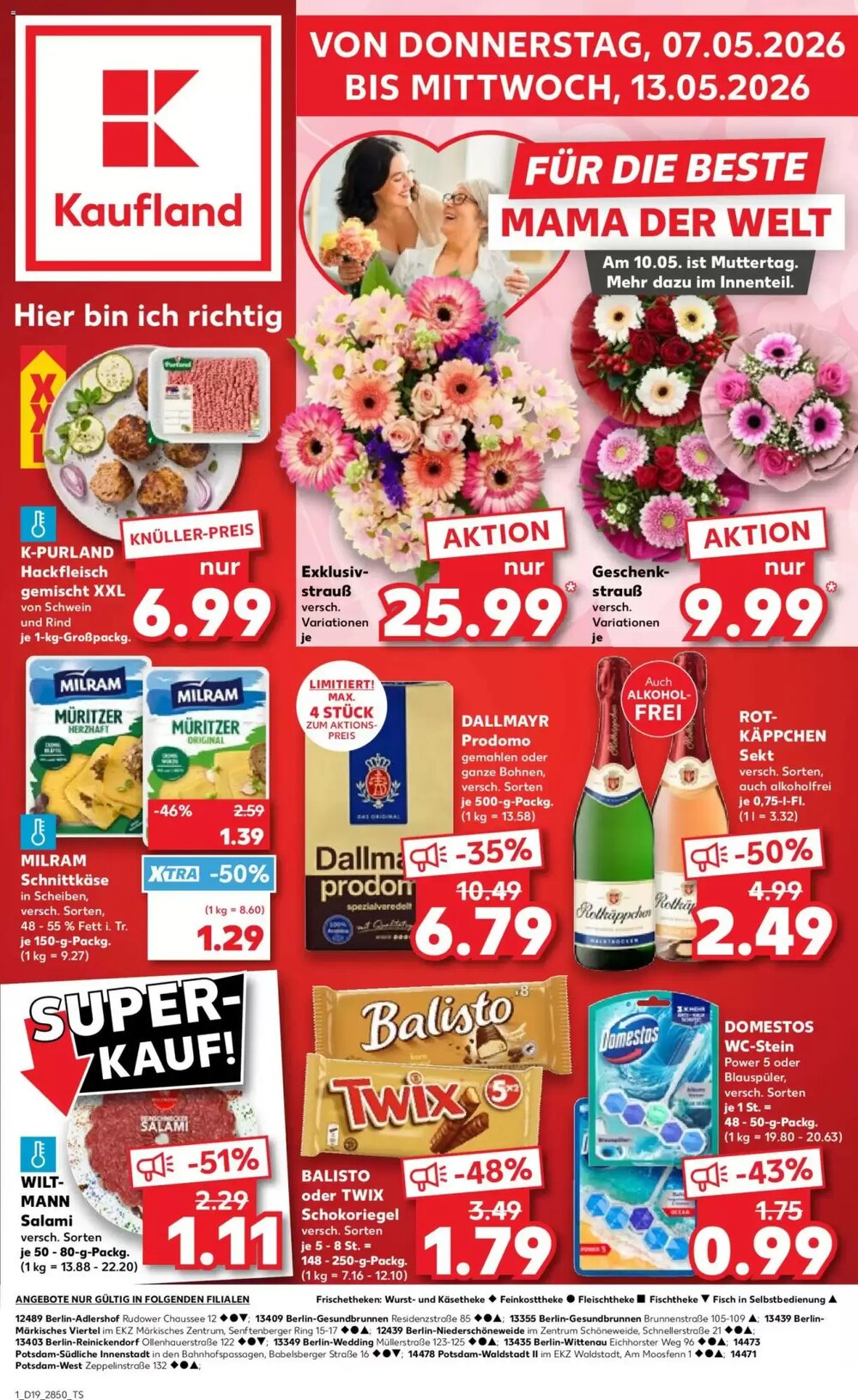 Kaufland Prospekt (ab 07.05.2026) zum Blättern - Seite 1