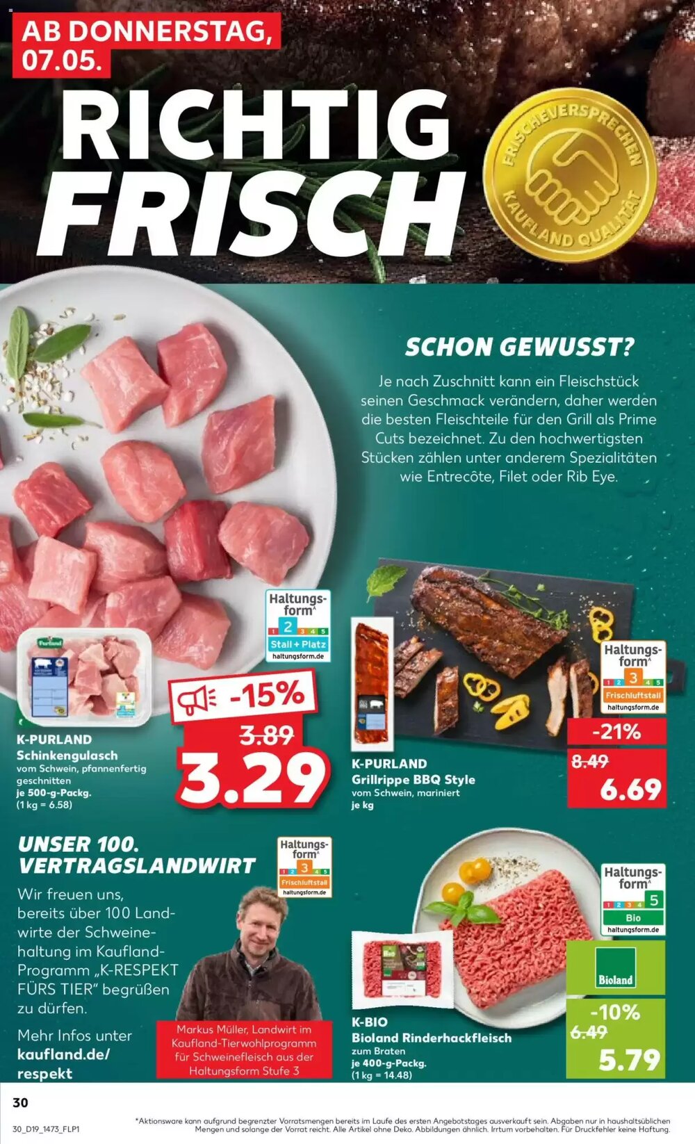 Kaufland Prospekt (ab 07.05.2026) zum Blättern - Seite 30