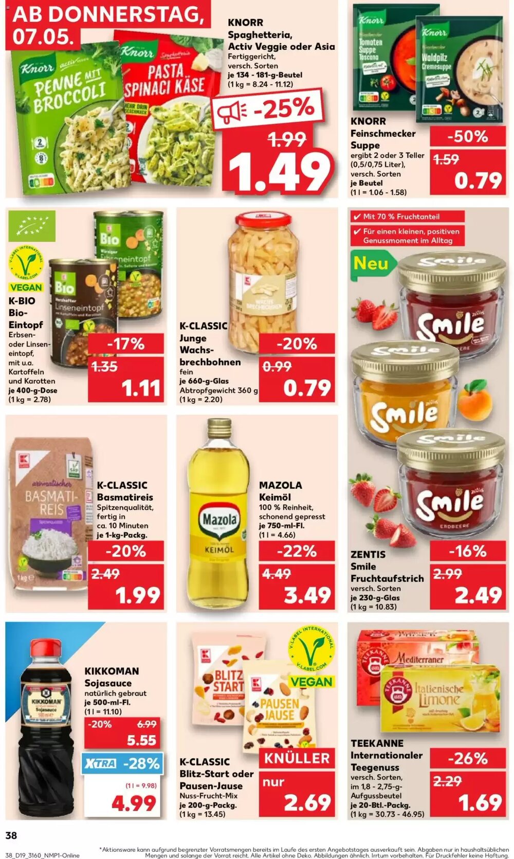 Kaufland Prospekt (ab 07.05.2026) zum Blättern - Seite 38
