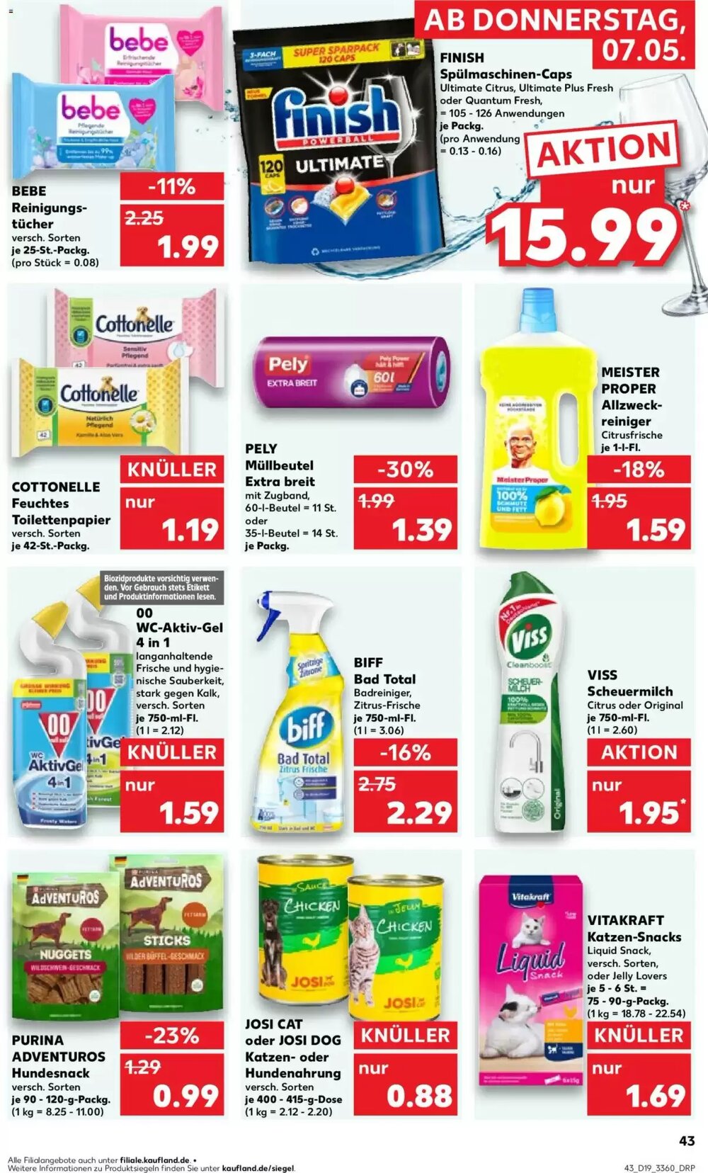 Kaufland Prospekt (ab 07.05.2026) zum Blättern - Seite 43