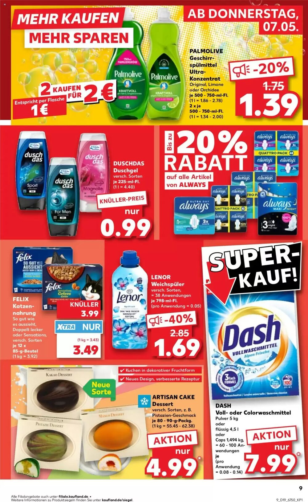 Kaufland Prospekt (ab 07.05.2026) zum Blättern - Seite 9