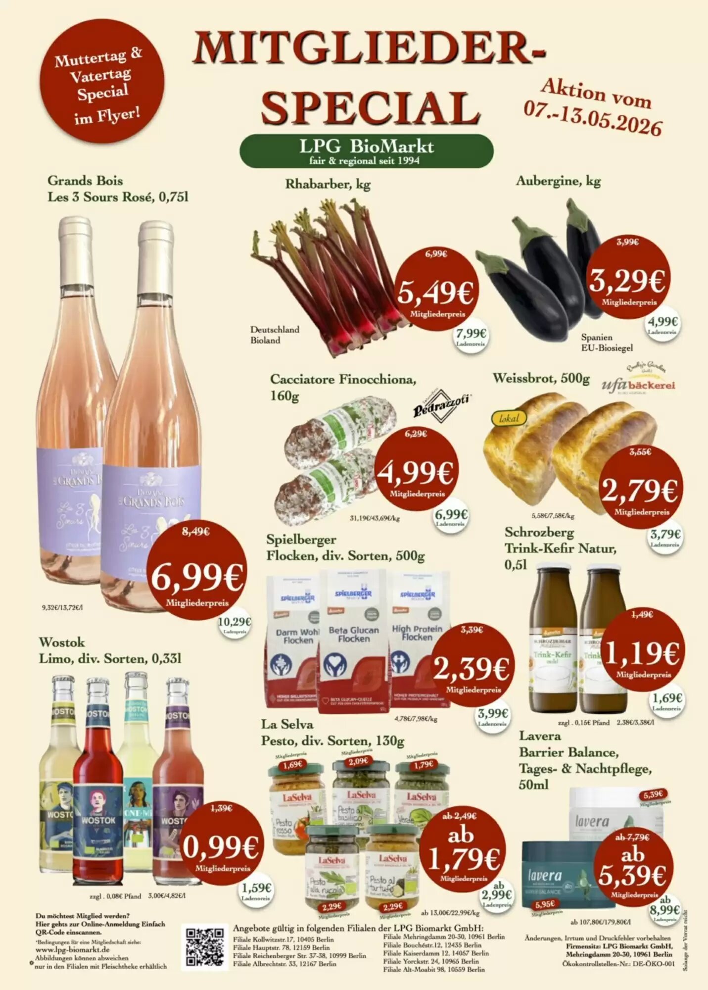 LPG Biomarkt Prospekt (ab 07.05.2026) zum Blättern - Seite 1
