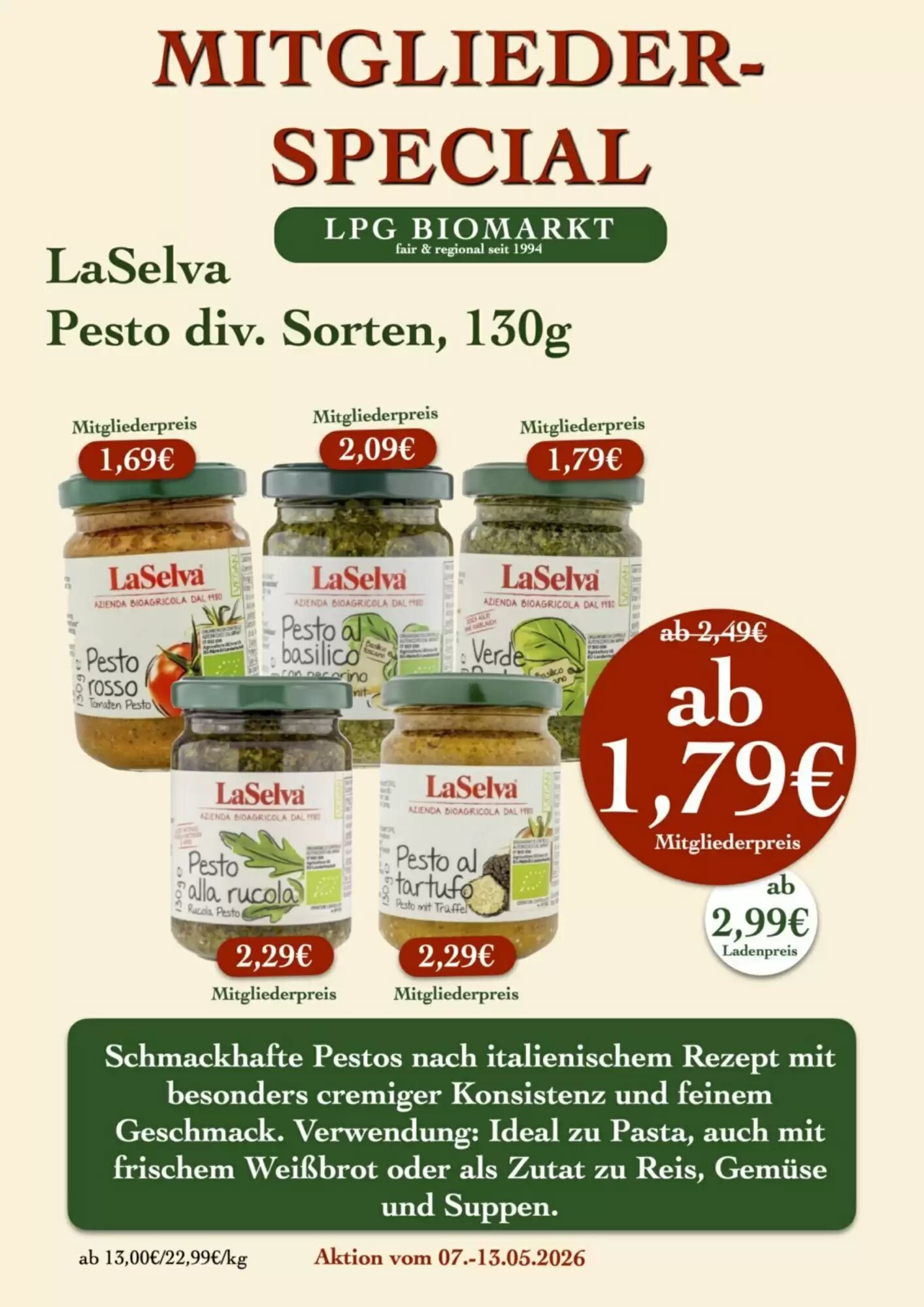 LPG Biomarkt Prospekt (ab 07.05.2026) zum Blättern - Seite 13