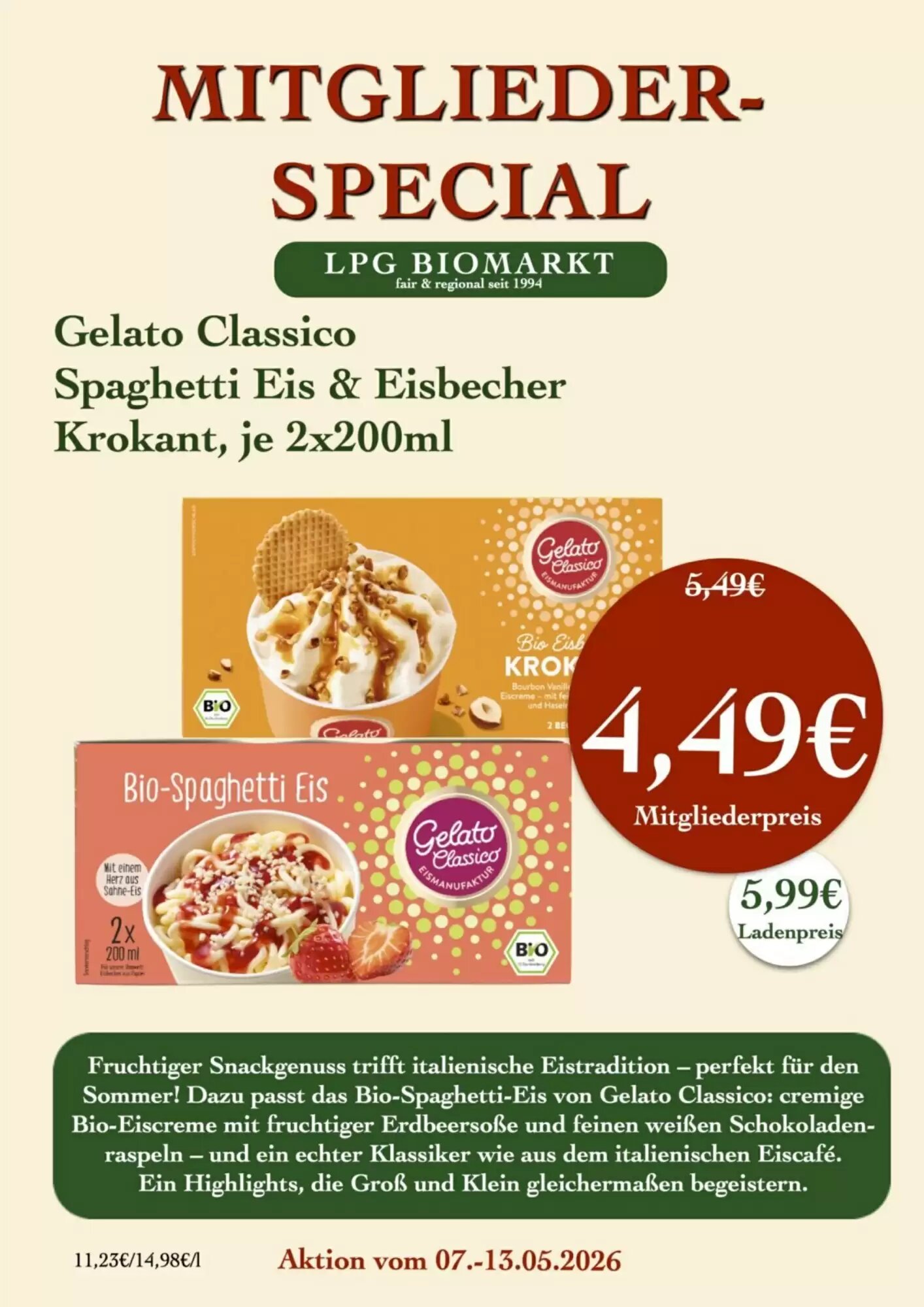 LPG Biomarkt Prospekt (ab 07.05.2026) zum Blättern - Seite 17