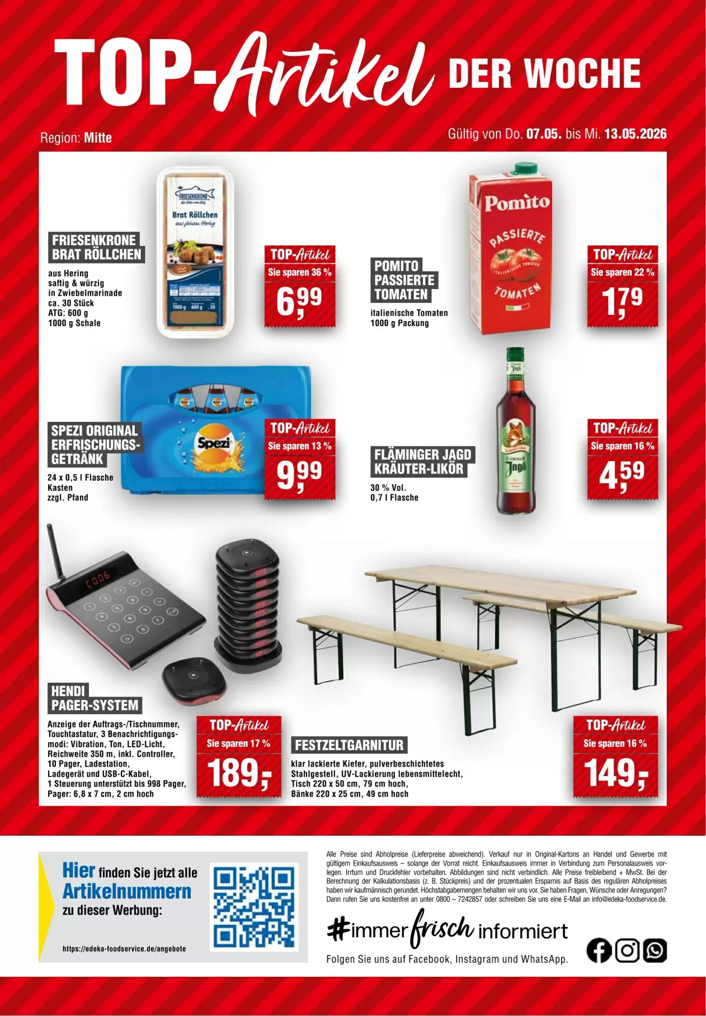 EDEKA Foodservice Prospekt (ab 07.05.2026) zum Blättern - Seite 14