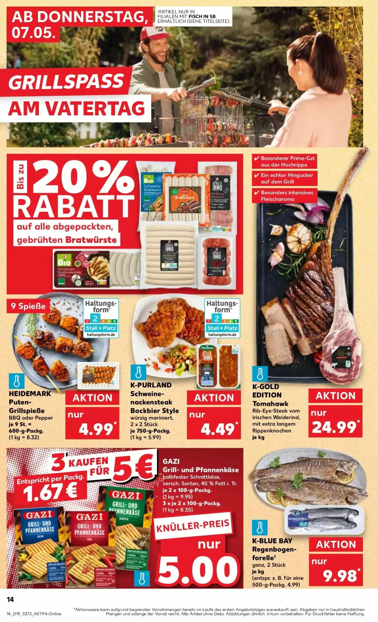 Kaufland Prospekt (ab 07.05.2026) zum Blättern - Seite 14