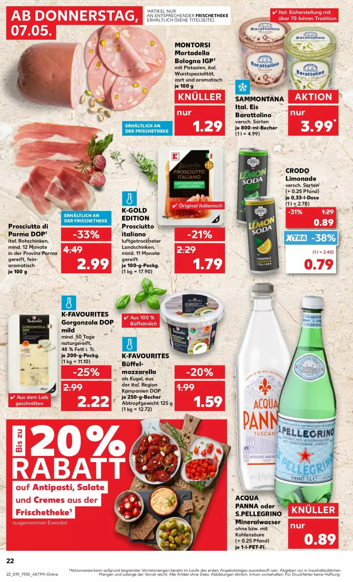 Kaufland Prospekt (ab 07.05.2026) zum Blättern - Seite 22