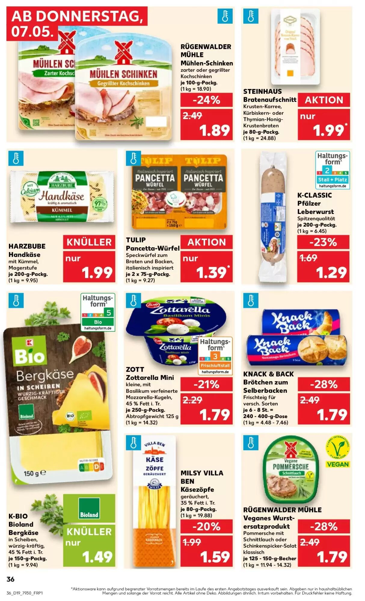 Kaufland Prospekt (ab 07.05.2026) zum Blättern - Seite 36