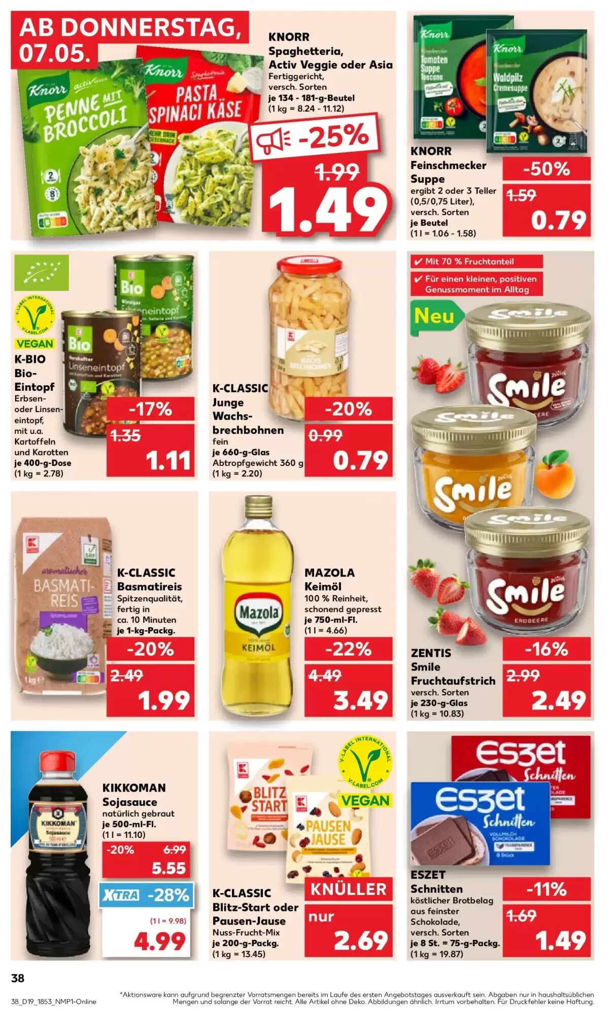 Kaufland Prospekt (ab 07.05.2026) zum Blättern - Seite 38