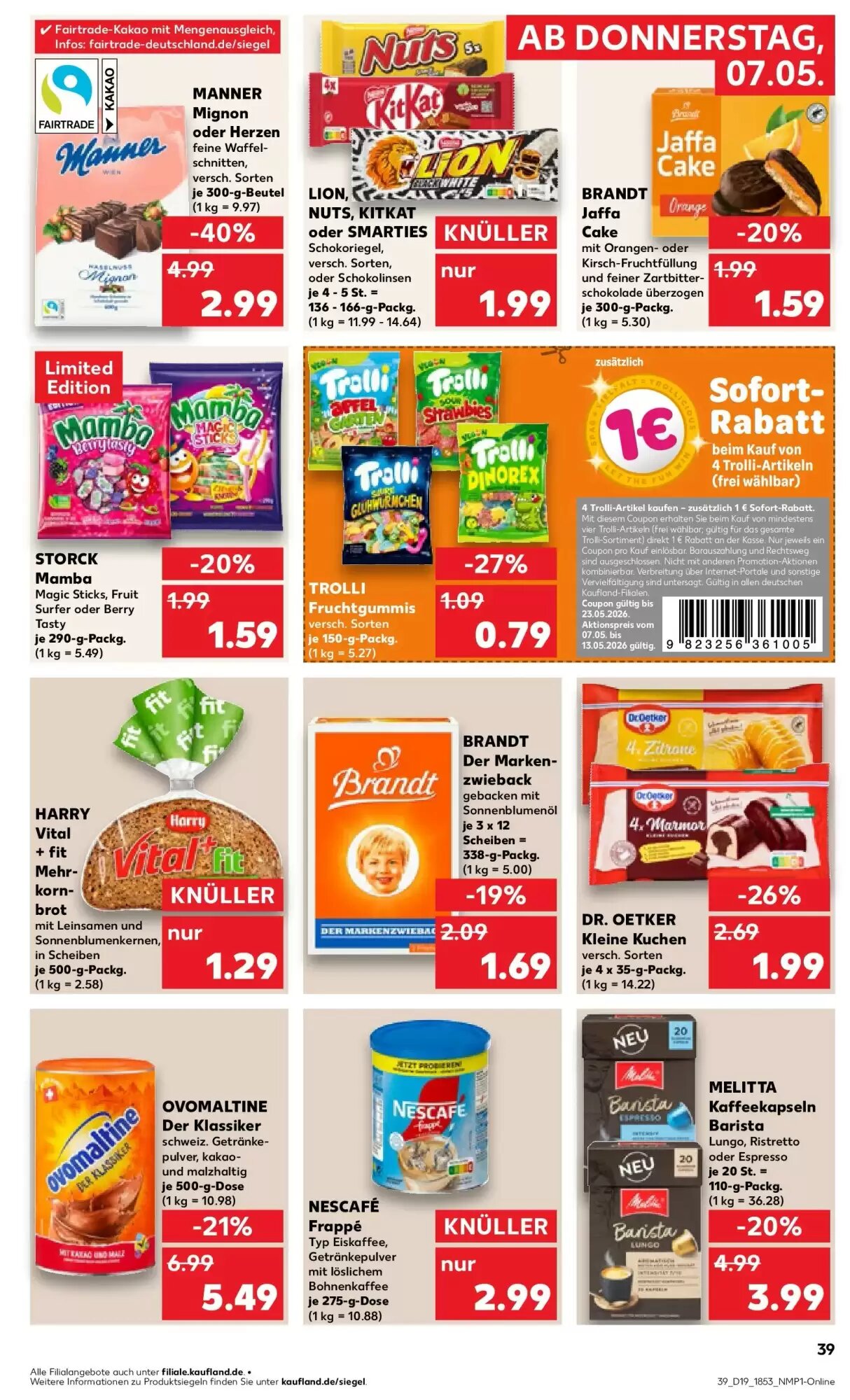 Kaufland Prospekt (ab 07.05.2026) zum Blättern - Seite 39