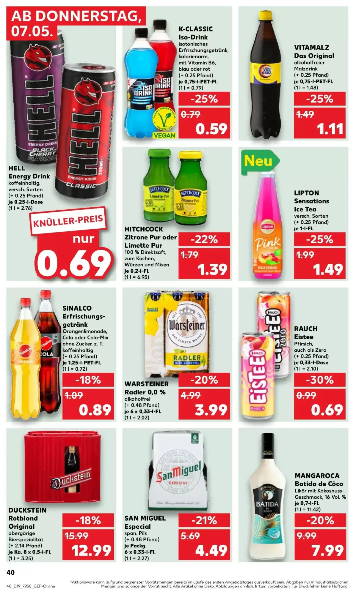 Kaufland Prospekt (ab 07.05.2026) zum Blättern - Seite 40