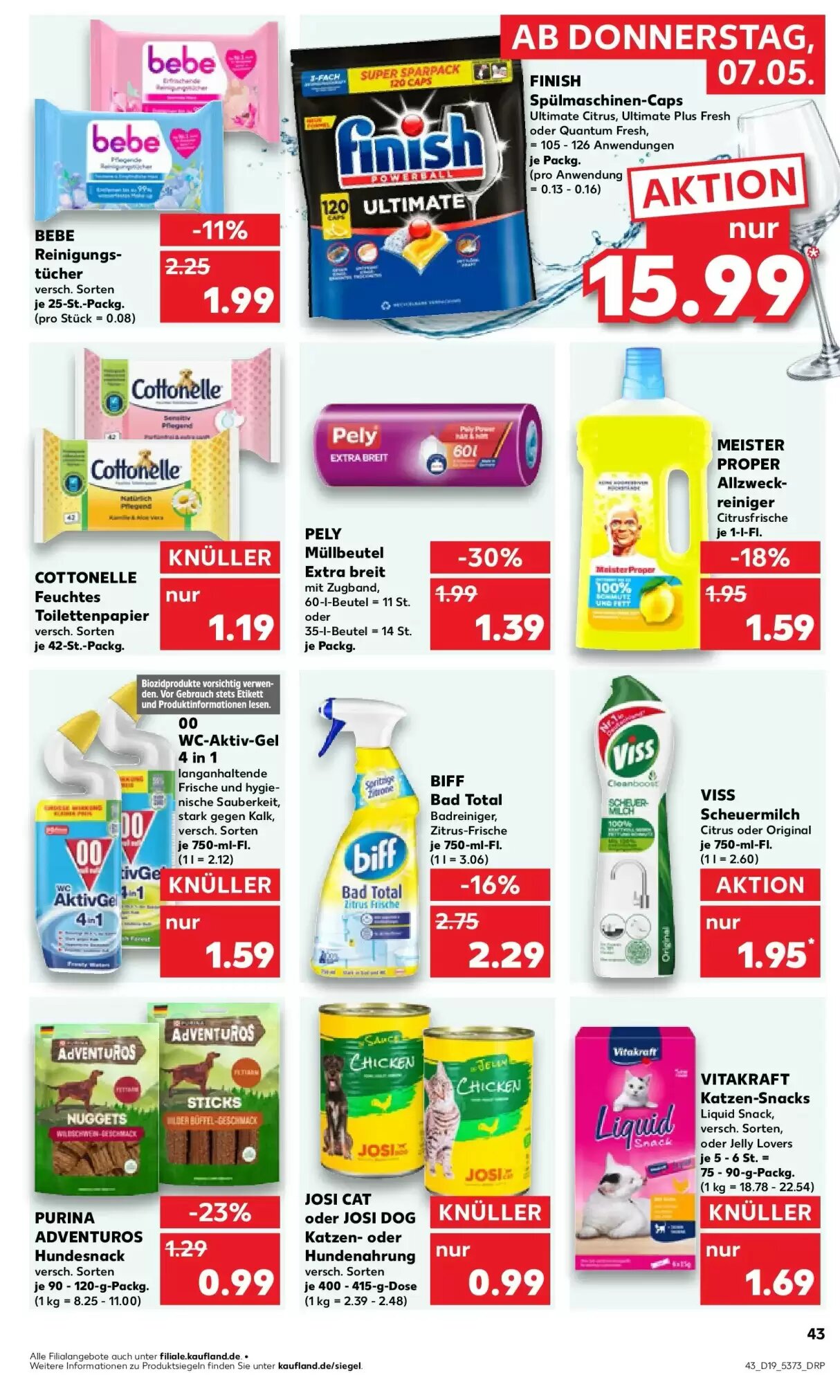 Kaufland Prospekt (ab 07.05.2026) zum Blättern - Seite 43