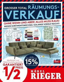 Möbel Rieger Prospekt (ab 07.05.2026) zum Blättern