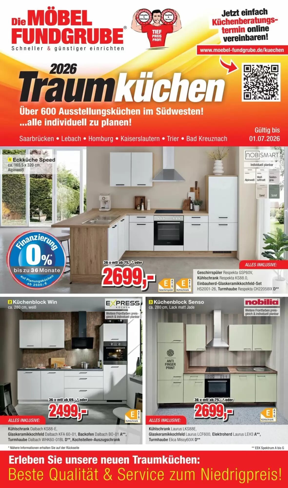 Möbelfundgrube Prospekt (ab 07.05.2026) zum Blättern - Seite 1