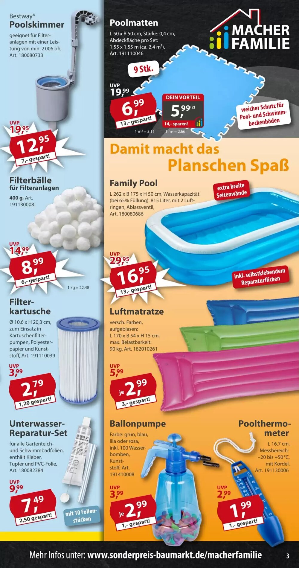 Sonderpreis Baumarkt Prospekt (ab 09.05.2026) zum Blättern - Seite 3