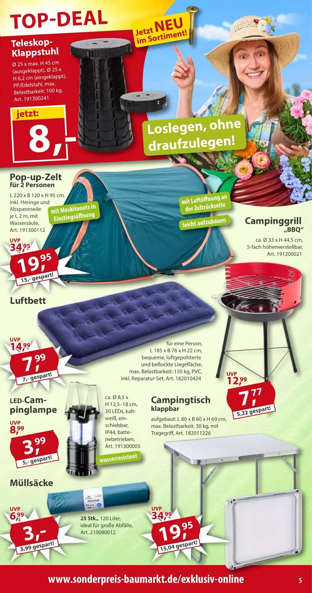 Sonderpreis Baumarkt Prospekt (ab 09.05.2026) zum Blättern - Seite 5