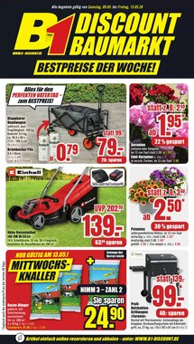 B1 Discount Baumarkt Prospekt (ab 09.05.2026) zum Blättern