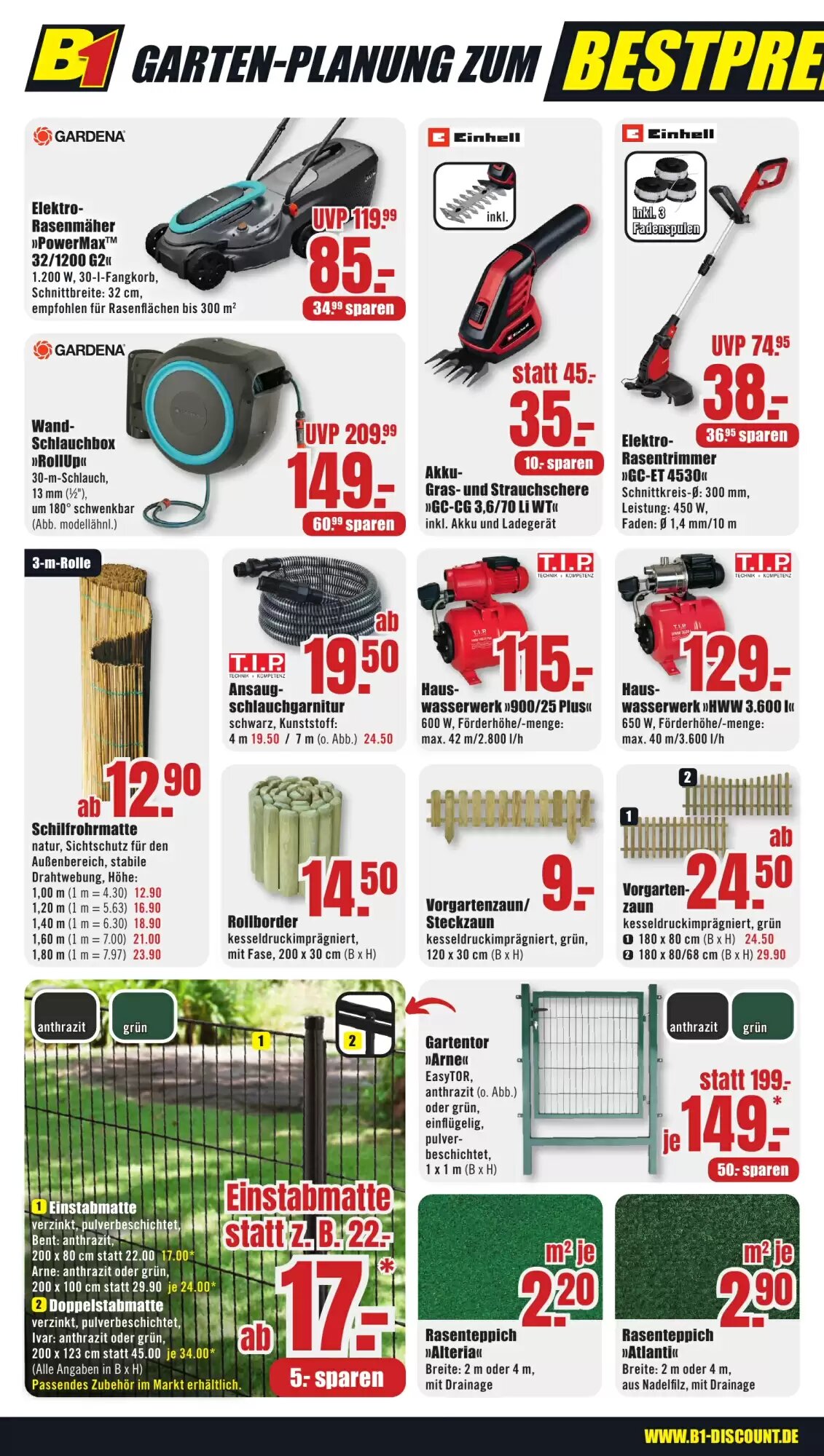 B1 Discount Baumarkt Prospekt (ab 09.05.2026) zum Blättern - Seite 4